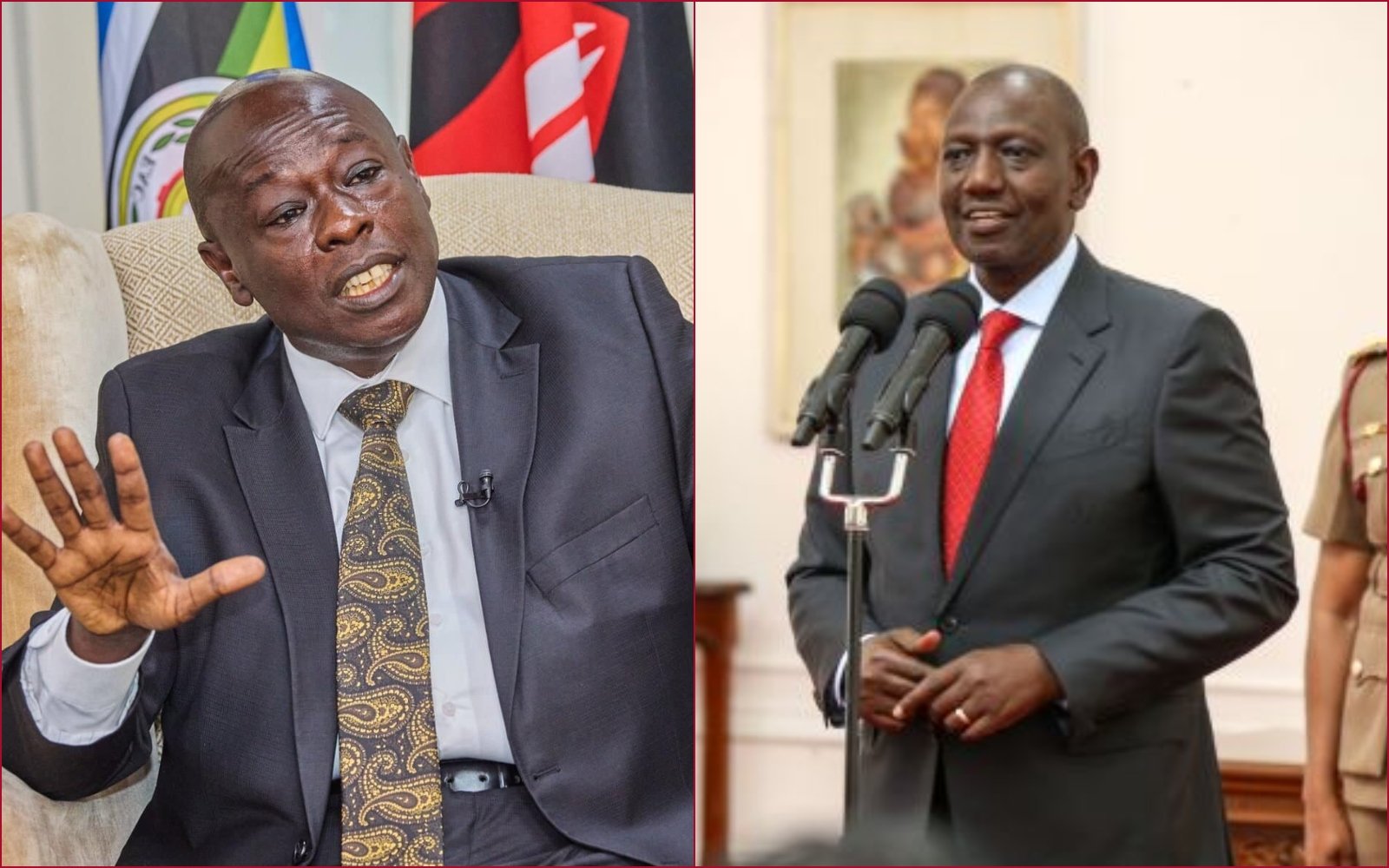 Former deputy president Rigathi Gachagua is opposed to President William Ruto being removed from office through unconstitutional means.